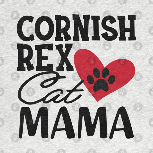 Cornish Rex Cat Mama by KC Happy Shop